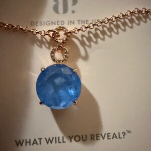 Stunning Blue Gemstone Necklace